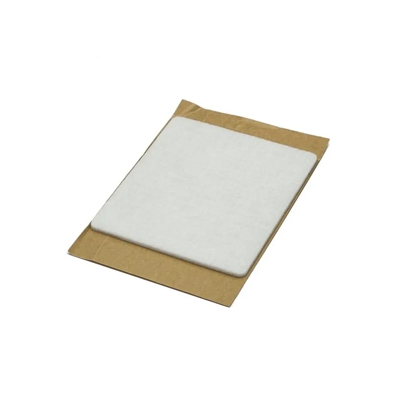 Base in felt autoadesivo 120x100 mm / Bianca