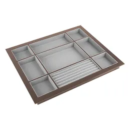 Organizzatore estraibile per gioielli NIKOL / Marrone