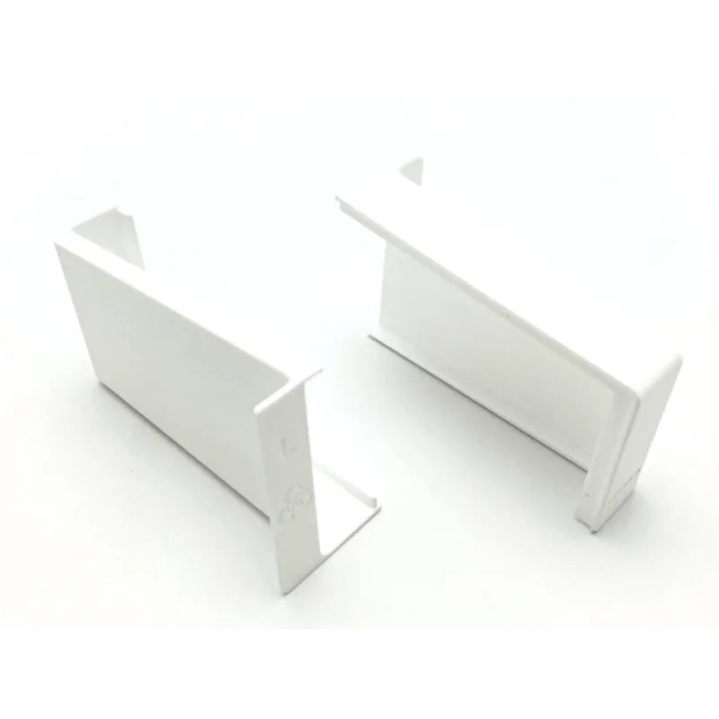 Set di coperture per ferramenta per ante sospese 806 – sinistra + destra / Bianco