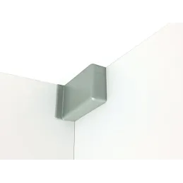 Set di coperture per ferramenta per porte scorrevoli 806 – Sinistra + Destra / Argento