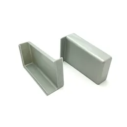 Set di coperture per ferramenta per porte scorrevoli 806 – Sinistra + Destra / Argento