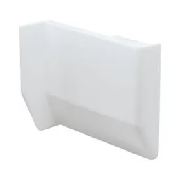 Set di coperture per ferramenta per ante a scomparsa 801 - S + D / Bianco