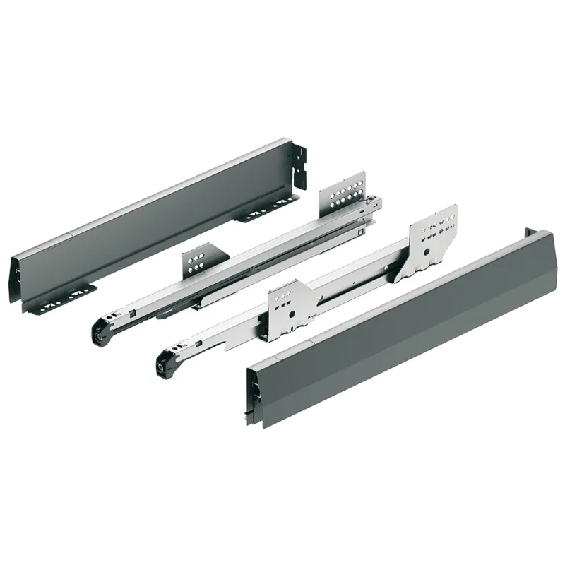 Cassetto con sponda laterale MATRIX BOX P 92 mm / Antracite