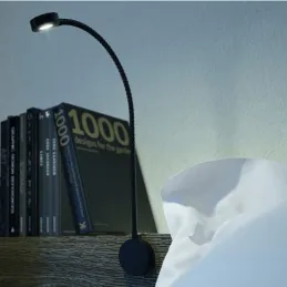Lampada LED per mobili con ricarica USB Loox LED / Nero opaco
