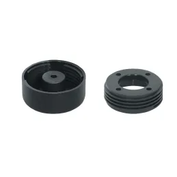 Pattino avvitabile regolabile in altezza 19 mm / grigio