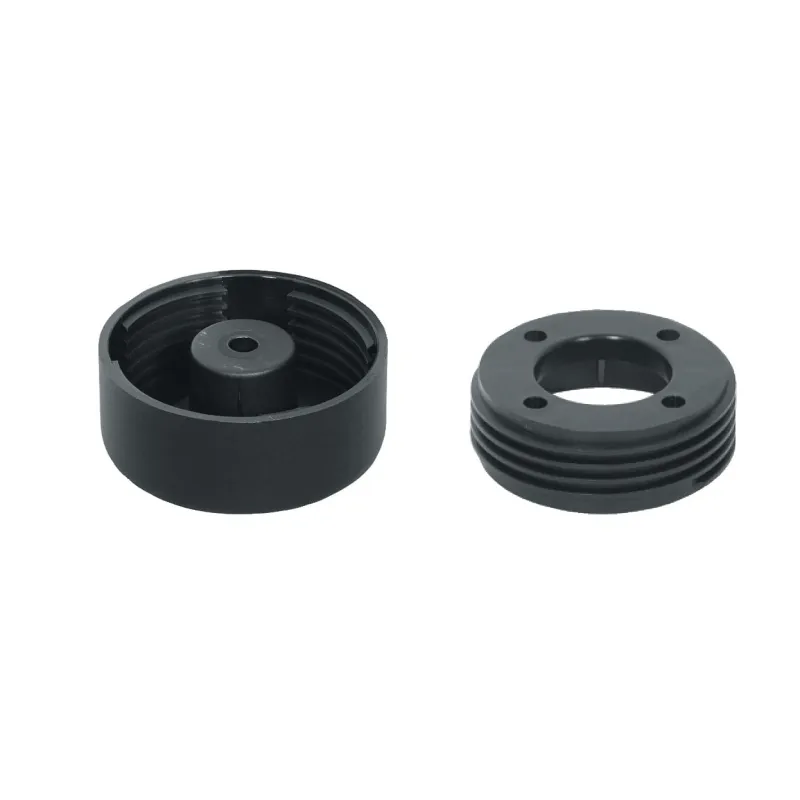 Pattino avvitabile regolabile in altezza 19 mm / grigio