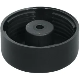 Pattino avvitabile regolabile in altezza 19 mm / grigio