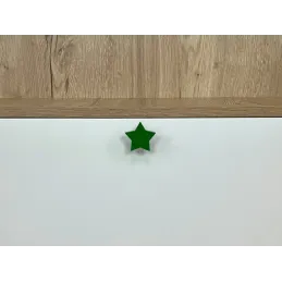 Pomello in legno STAR / Verde