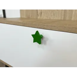 Pomello in legno STAR / Verde