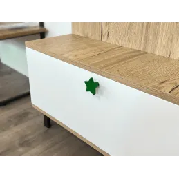 Pomello in legno STAR / Verde