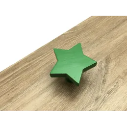 Pomello in legno STAR / Verde