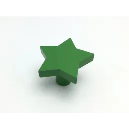 Pomello in legno STAR / Verde