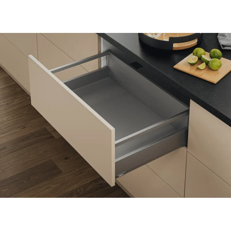 Box cucina BLUM – Merivobox “E” con spondina, 40 kg / grigio Indium