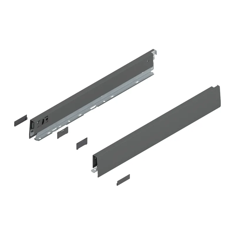 Sponde laterali BLUM Merivobox “N” 68,5 mm / grigio Orion