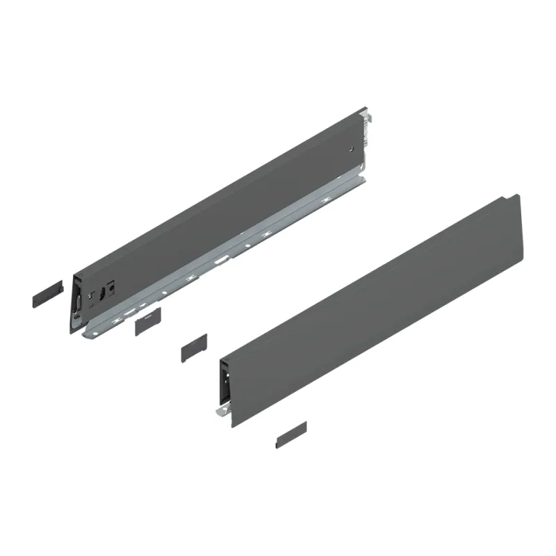 Sponde BLUM Merivobox “M” 91 mm / grigio Orion
