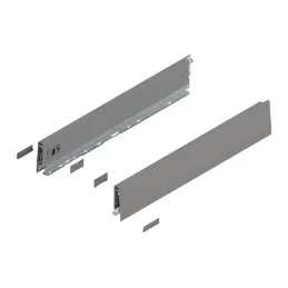 Sponde laterali BLUM Merivobox "M" 91 mm / grigio Indium
