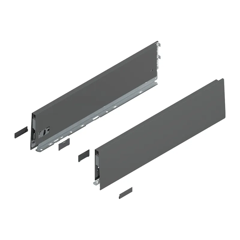 Sponde BLUM Merivobox "K" 129 mm / Grigio Orion