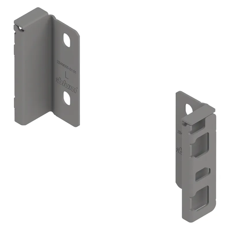 Supporto posteriore per MERIVOBOX "M" / grigio Indium