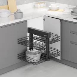 Sistema angolare in filo metallico MAGENTO / Antracite