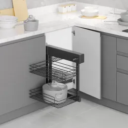 Sistema angolare in filo metallico MAGENTO / Antracite