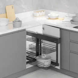 Sistema angolare in filo metallico MAGENTO / Antracite