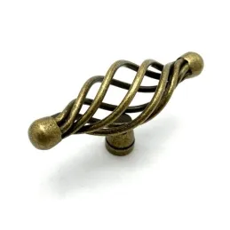Pomolo a manopola VIRTUE / Ottone patinato