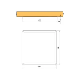 Faretti di design CIRAT / Nero