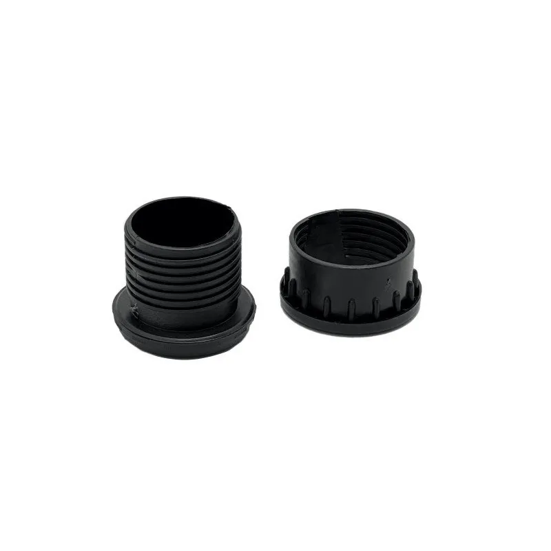 Terminale inferiore regolabile per gambe da tavolo da 60 mm / Nero