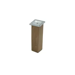 Gamba per mobile in legno 45x45 AGOS / Faggio verniciato