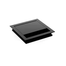 Passacavi GRACIA 100 x 100 mm / Nero opaco