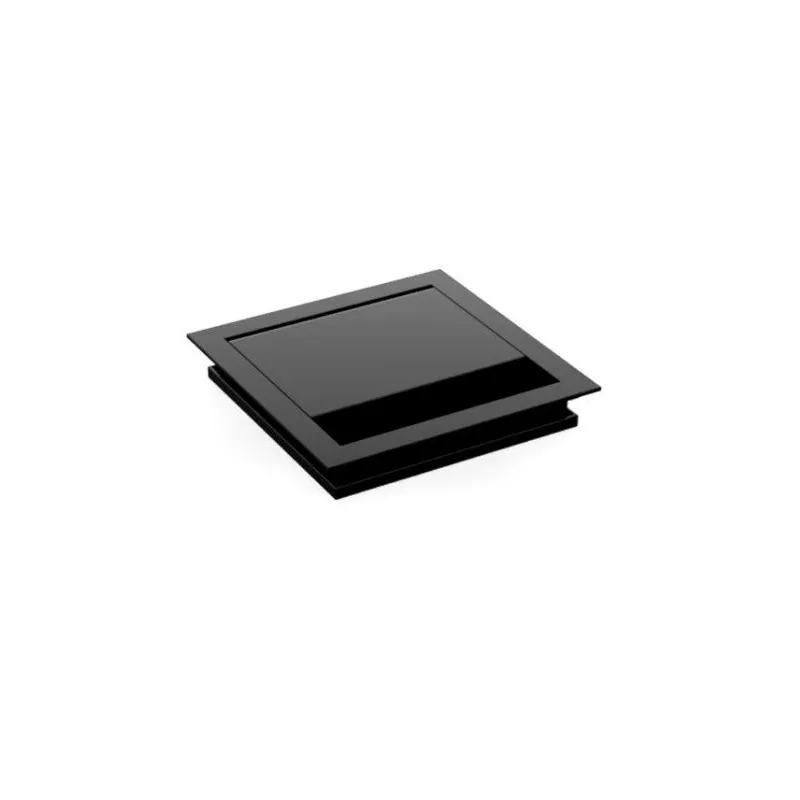 Passacavi GRACIA 100 x 100 mm / Nero opaco