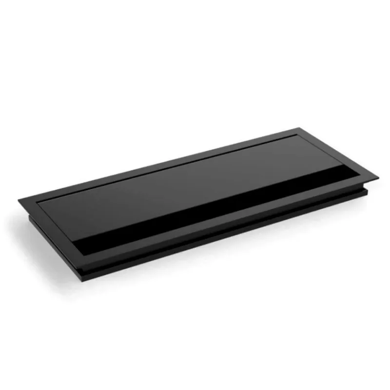 Passacavi GRACIA 240 x 100 mm / Nero opaco