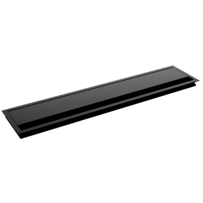 Passacavi GRACIA 450 x 100 mm / Nero opaco