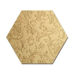 Elemento decorativo da parete / Camoscio dorato