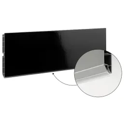 Zoccolo da cucina in plastica / Nero lucido