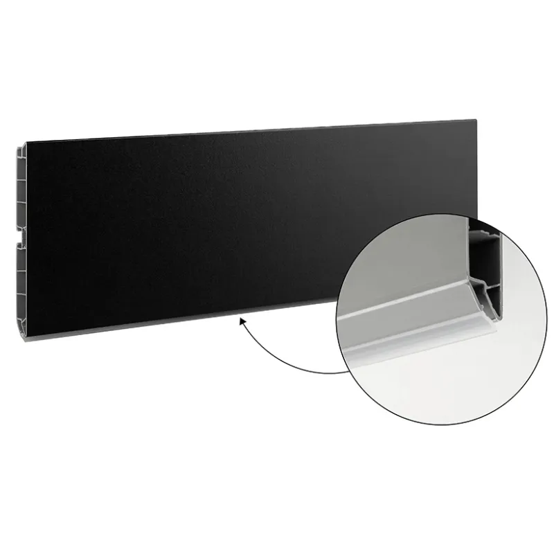 Zoccolo da cucina in plastica / Nero opaco