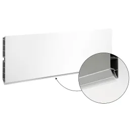 Zoccolino da cucina in plastica / Bianco lucido