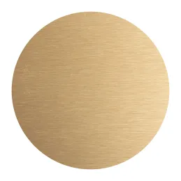 Giunto passante per zoccolo / Oro spazzolato