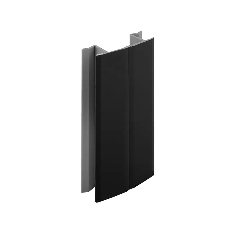Raccordo flessibile per zoccolo / Nero lucido