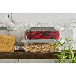 Contenitore antibatterico per alimenti da 0,5 l / Trasparente