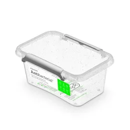 Contenitore antibatterico per alimenti da 0,5 l / Trasparente