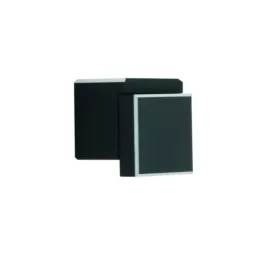 Pomello DESIGNO / Nero opaco - argento