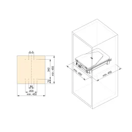 Asse da stiro estraibile e girevole a 180°