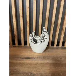 Vaso in ceramica MAGIC / Bianco