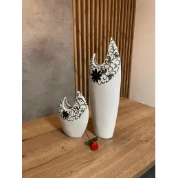 Vaso in ceramica MAGIC / Bianco