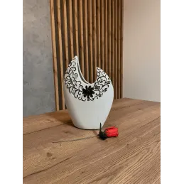 Vaso in ceramica MAGIC / Bianco