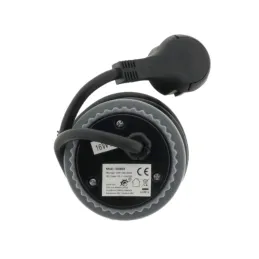 Presa da incasso per scrivania COMPACT 1x230V + ricarica USB / Alluminio