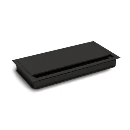 Passacavi VIDAL 240 x 120 mm con sistema di ammortizzazione / Nero