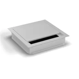 Passacavi VIDAL 120 x 120 mm con ammortizzazione / Alluminio