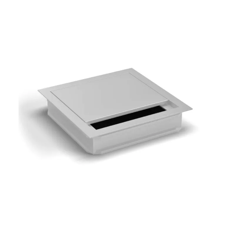 Passacavi VIDAL 120 x 120 mm con ammortizzazione / Alluminio